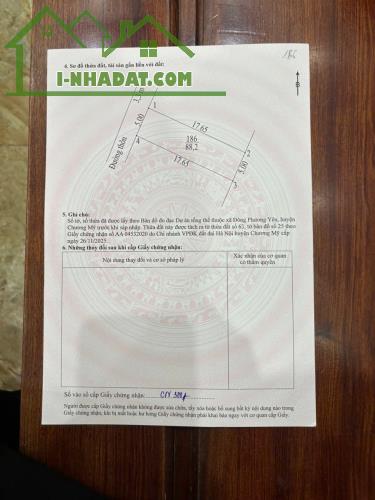 Bán 2 lô đất cách QL6 100m tại Đông Phương Yên-Chương Mỹ Hà Nội - 3