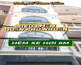 HẺM XE HƠI 6M THẲNG 1 TRỤC ĐOÀN THỊ ĐIỂM THÔNG PHAN XÍCH LONG 4 TẦNG, 4PN chỉ 12.5 tỷ/TL