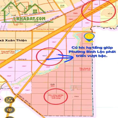 Cơ hội vàng trong Đầu Tư – Đất Nền giá F0 –  ngay KCN. Phường Bình Lộc, TP Đồng Nai. - 1