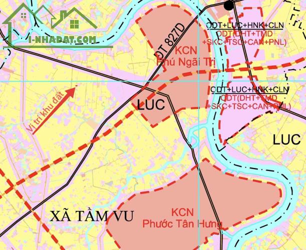 Bán lô đất thổ gần KCN Phú Ngãi Trị giá 950 triệu - 1