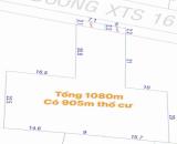 QUỸ ĐẤT VÀNG MT XUÂN THỚI SƠN 16 – HƠN 1.000M² THỔ CƯ GIỮA TRUNG TÂM HÓC MÔN