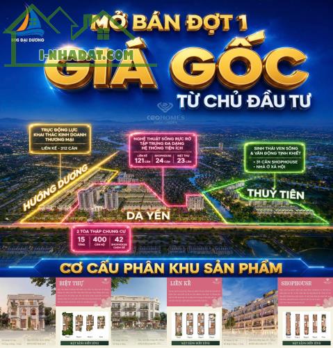 BÁN LIỀN KỀ CEO HANA GARDEN MÊ LINH - 100M² - ĐƯỜNG 24M - GIÁ TỐT