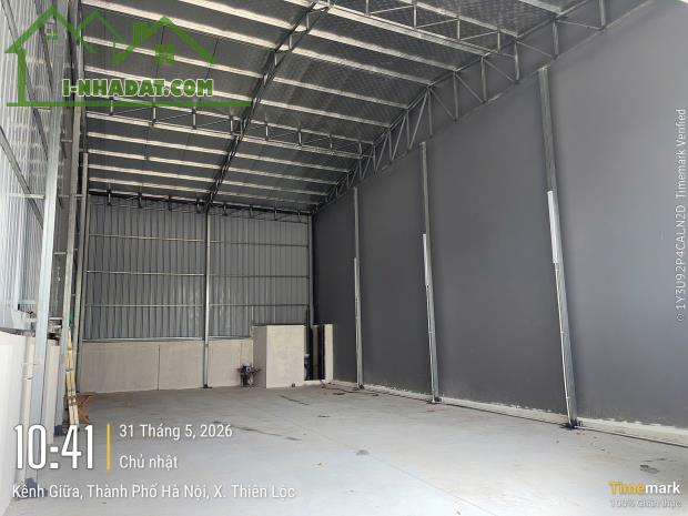 ► CHÍNH CHỦ CHO THUÊ KHO/XƯỞNG MỚI ĐẸP 120M² – MẶT TIỀN 8M – XE TẢI RA VÀO THOẢI MÁI. - 2