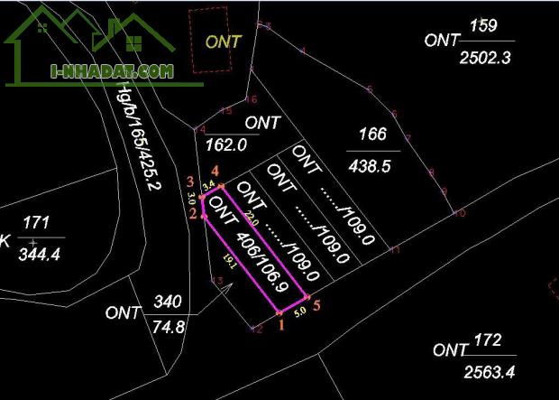 Bán lô đất 106,9 m2 tại khu An Ninh 2 Mạn Lạn, xã Hoàng Cương – Phú Thọ.