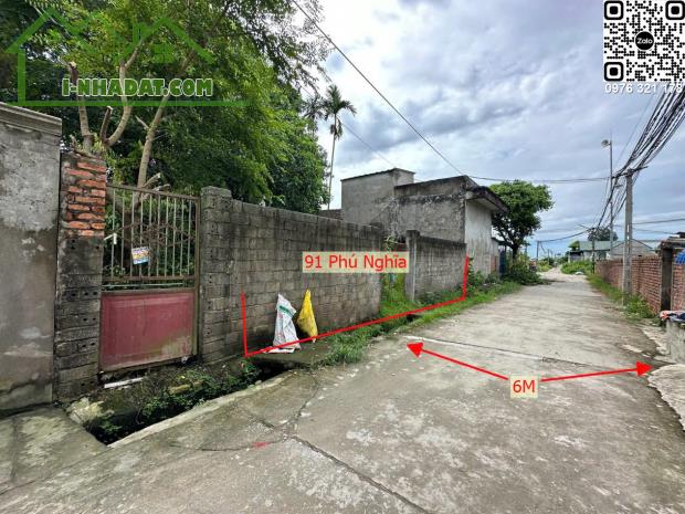Bán đất KCN Phú Nghĩa Chương Mỹ 91m2 giá nhỉnh 3 tỷ - 2