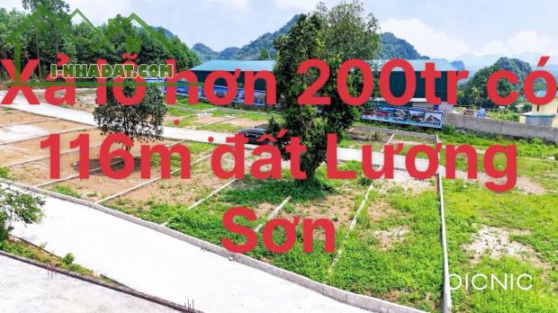 cứu cọc chỉ hơn 200tr có ngay 116m đất Lương Sơn