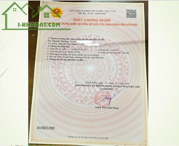 ⭐Bán đất vị trí đẹp tại khu Thanh Xuân, Việt Trì, Phú Thọ, 0392827668