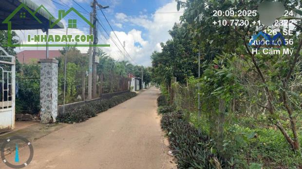 BÁN ĐẤT THỔ CƯ MẶT TIỀN XÃ XUÂN MỸ, HUYỆN CẨM MỸ, ĐỒNG NAI – GIÁ CHỈ 7,9 TỶ