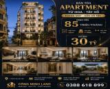 BÁN TÒA APARTMENT TỪ HOA - TÂY HỒ - THANG MÁY - GẦN HỒ TÂY - DÒNG TIỀN 85 TRIỆU/THÁNG -