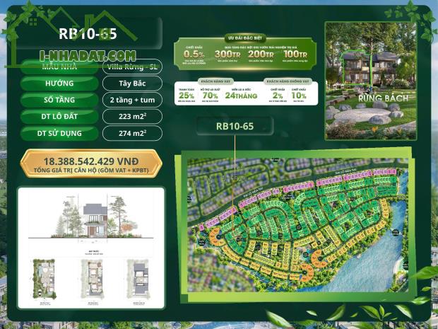 Biệt thự rừng Eco Retreat Bến Lức (chiết khấu đến 9%)