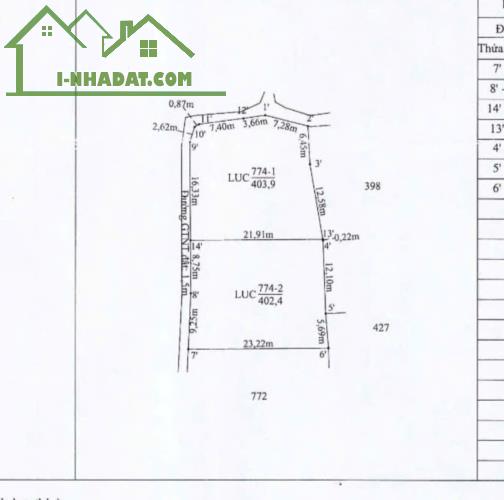 Bán lô đất thổ gần KCN Phú Ngãi Trị giá 950 triệu - 2
