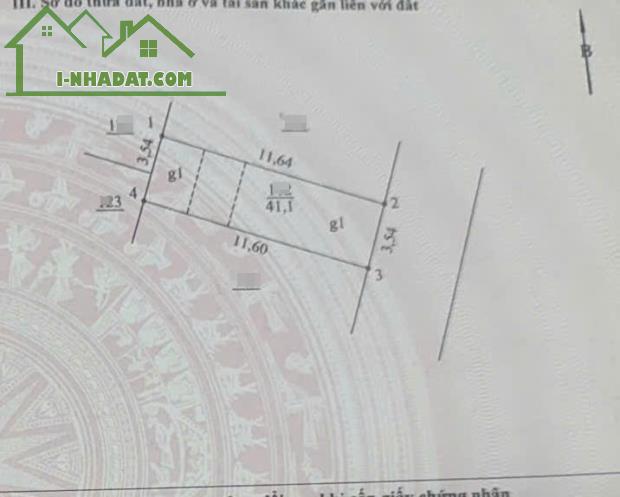 BÁN ĐẤT - ĐƯỜNG HỒ TÙNG MẬU – KHU PHÂN LÔ – Ô TÔ ĐỖ CỔNG – GIÁ HƠN 10 TỶ. - 1