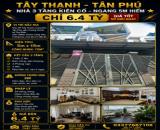 NHÀ PHỐ TÂY THẠNH – TÂN PHÚ – DIỆN TÍCH 75M² – 3 TẦNG KIÊN CỐ – GIÁ 6.4 TỶ
