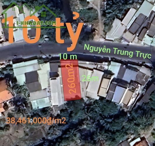 Bán đất thổ cư mặt tiền Nguyễn Trung Trực giá 10 tỷ