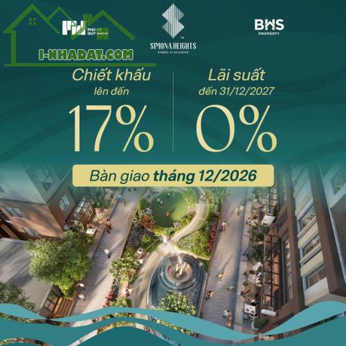 Simona Heights Quy Nhơn - Chỉ từ 750 triệu sở hữu căn hộ trung tâm phố biển, full nội thất