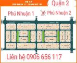 BÁN ĐẤT DƯ ÁN PHÚ NHUẬN.P.THẠNH MỸ LỢI.QUẬN 2.DT 7x18.5M.GIÁ 140 TR/M2.