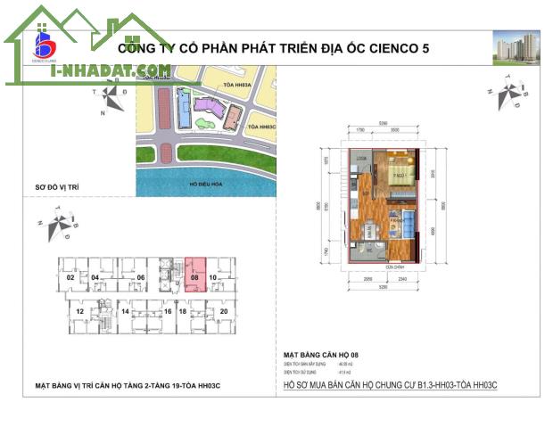 Chính Chủ Gửi Bán: Căn 1 Ngủ Giá Rẻ Nhất Thanh Hà Chỉ 2 Tỷ