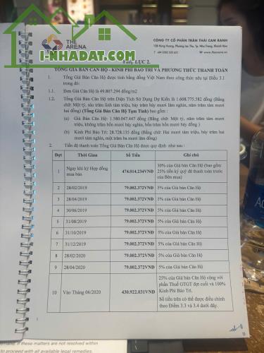 Không còn nhu cầu sử dụng, cắt lỗ căn The Arena toà Sea
• Diện tích 35m
• Thiết kế studio - 1