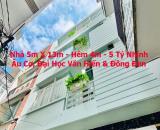 NHÀ 5M X 13M – HẺM TRƯỚC NHÀ 4M – CHỈ 5 TỶ NHỈNH