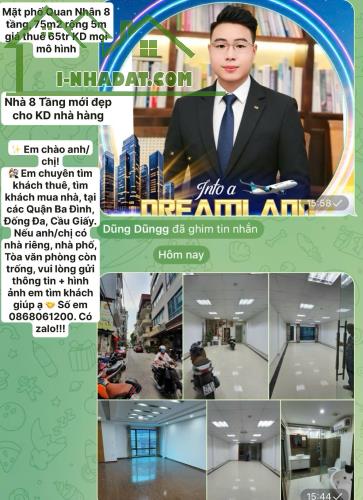 Cho thuê Nhà Mặt Phố Nguyễn Thái Học, Quận Ba Đình 90m2 T1 giá 15tr KD vô địch - 1