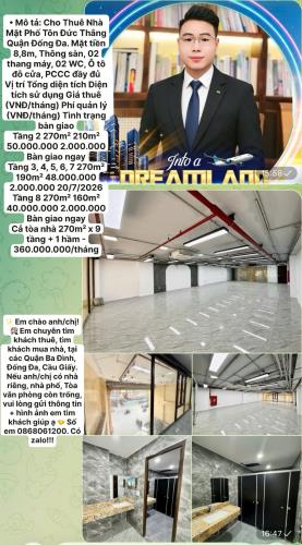 Cho thuê Nhà Mặt Phố Nguyễn Thái Học, Quận Ba Đình 90m2 T1 giá 15tr KD vô địch - 4
