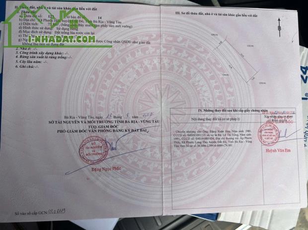 QUỸ ĐẤT HIẾM VEN BIỂN LỘC AN HỒ TRÀM DÀNH CHO NHÀ ĐÂU TƯ PHÁT TRIỂN KHU NGHỈ DƯỠNG CAO CẤP - 4