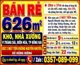 626m2 BÁN RẺ KHO, NHÀ XƯỞNG TRẢNG DÀI, BIÊN HÒA, TP ĐỒNG NAI, GÓC 2 MẶT TIỀN NGUYỄN KHUYẾN