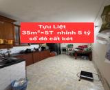 Tựu Liệt nhà 35m²×5T nhỉnh 5 tỷ, gần chợ, trường học các cấ nhiều tiện ích,sổ đỏ sẵn sàng