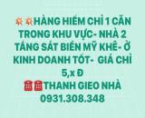 💥💥NHÀ HIẾM CHỈ 1 CĂN DUY NHẤT TRONG KHU VỰC- SÁT BIỂN MỸ KHÊ- GIÁ CHỈ 5,xĐ