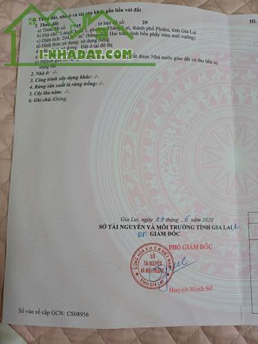 CHÍNH CHỦ BÁN ĐẤT – PHƯỜNG THẮNG LỢI, TỈNH GIA LAI