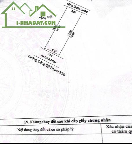 Bán nhà C4 đường Dũng Sĩ Thanh Khê - Trục đường Kinh doanh