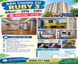 🏠 BÁN CHUNG CƯ RUBY 3 – 48M² – 2PN – 2WC – TẦNG CAO – CÓ SỔ