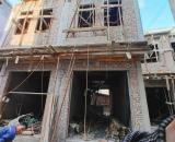 Chợ Cột Đèn -Dư Hàng, dãy 3 căn nhà 3 tầng xây mới, 42-53m2: 2tỷ99, ngõ trước nhà hơn 3m