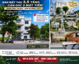 BÁN BIỆT THỰ CĂN GÓC 2 MẶT TIỀN – ĐƯỜNG 20M – NHÀ ĐẸP FULL NỘI THẤT